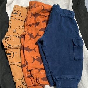 Carter's Orange and Blue Playful Shorts Set